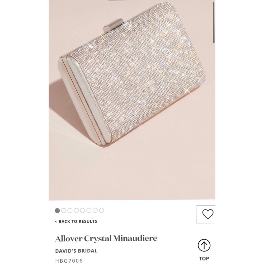 David’s Bridal evening clutch